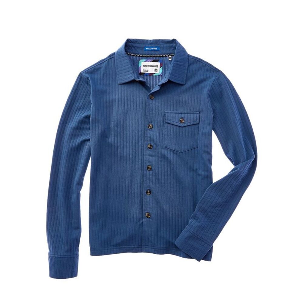Sovereign Code Boys  Nick Button Shirt, Blue